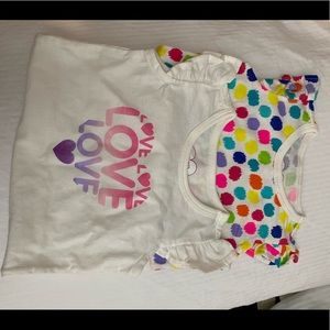 Set of two onesies. 3-6 months.